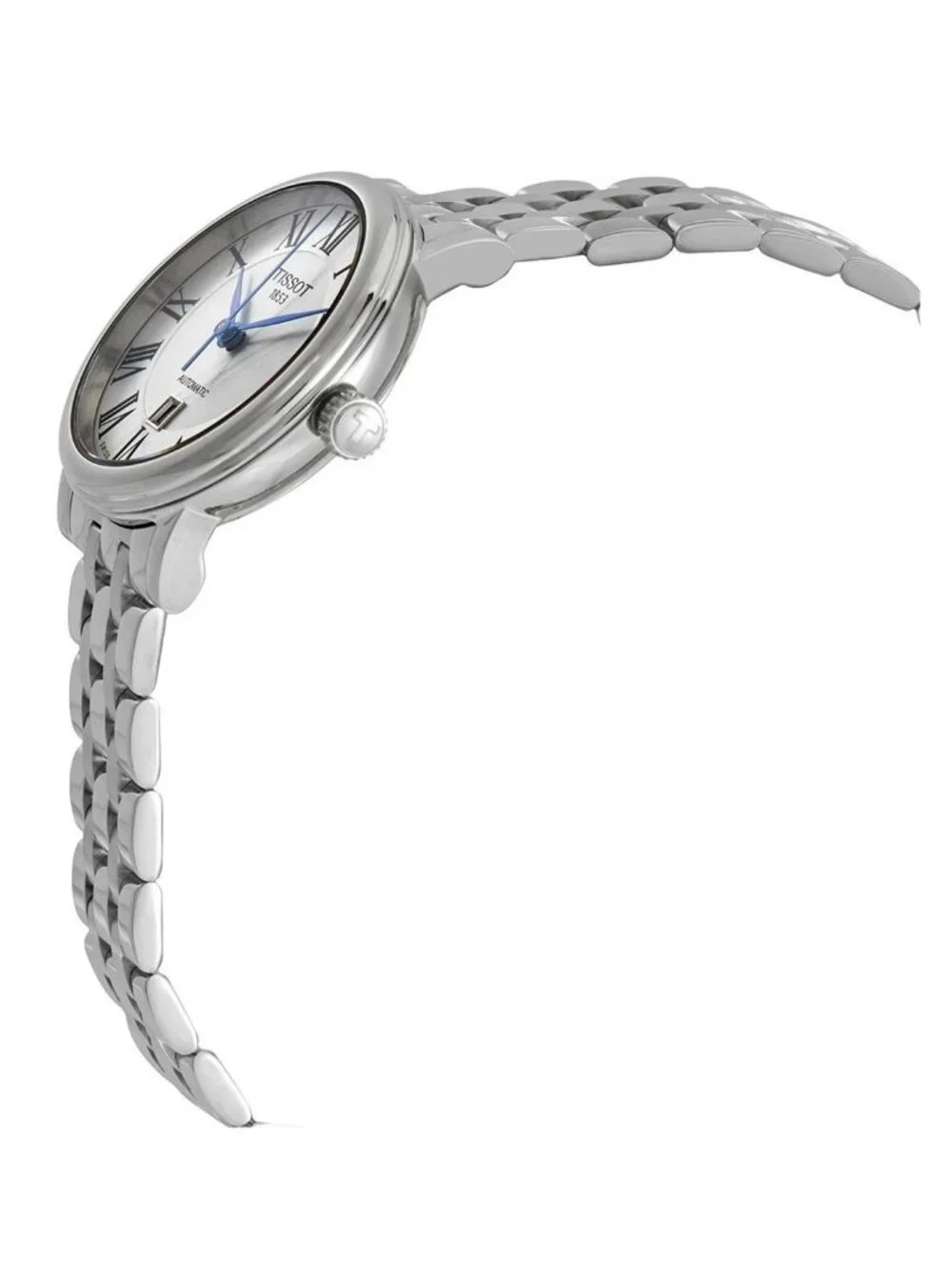 NWT Tissot T-Classic Automatic Silver Dial Ladies Watch